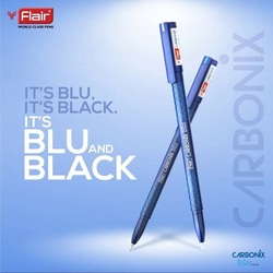 Flair Carbonix Blu Ball Pen - Black